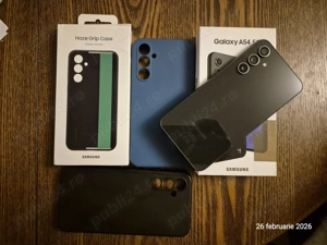 Telefon Samsung A54 de vanzare, impecabil cu 3 huse si folie sticla