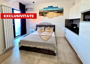 Studio Tomis Villa, 30mp, vedere la mare, Mamaia Nord, balcon, centrala gaz, A/C
