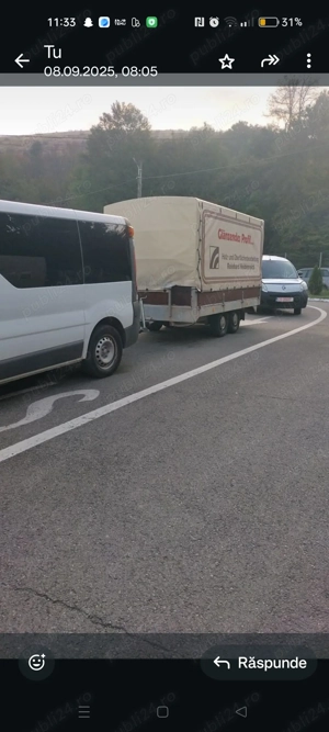 Vând remorca mare pt marfa 