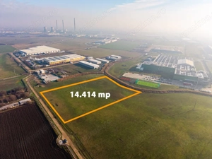 Teren industrial/comercial cu PUZ-14.414 mp–Calea Sagului, Timisoara