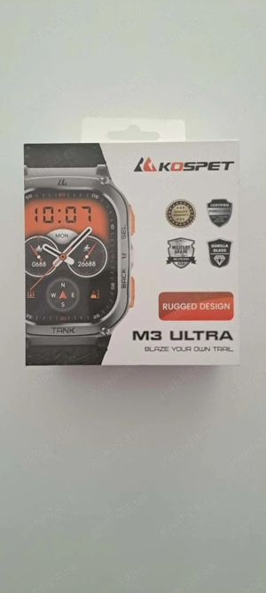 Smartwatch Kospet TANK M3 Ultra - imagine 2
