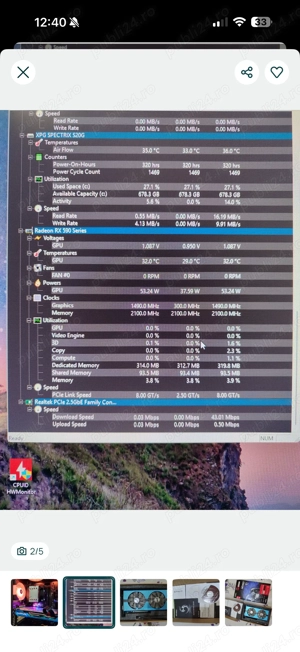 Vand placa video Sapphire Radeon  NITRO+ RX 590 Special Edition, 8GB G - imagine 2