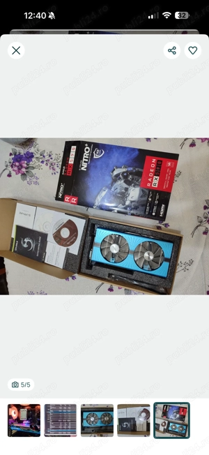 Vand placa video Sapphire Radeon  NITRO+ RX 590 Special Edition, 8GB G - imagine 5