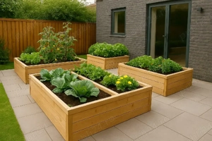 Paturi inaltate personalizate pentru gradina ta