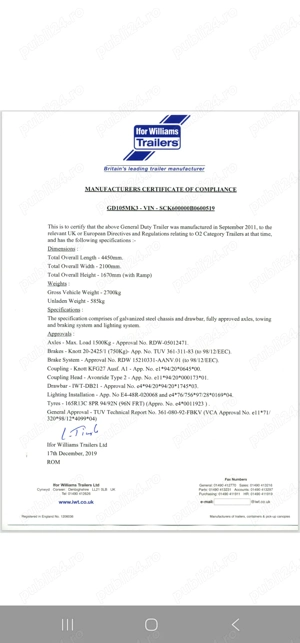 Ifor williams transport utilaje - imagine 5