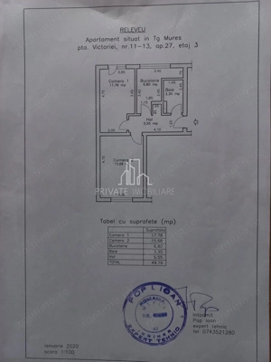 Apartament 2 Camere Et.2 Modern/Mobilat/Utilat,Mures Mall,Ultracentral - imagine 6