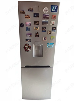 Comb Frigorifica NoFrost DAEWOO RN-308RDQM, 305l, 187cm, A+, argintiu