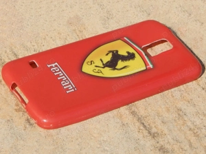 Husa telefon Samsung Galaxy S2 cu sigla Ferrari uzata - imagine 3