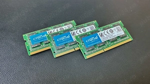 Memorie RAM Laptop Crucial 8Gb DDR3 1866MHz x 3 bucăți (24GB) + I slot 8GB bonus