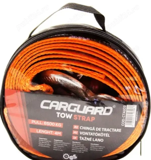 Cablu de tractare - Plastic PE - 4 m - 6500 kg - imagine 2