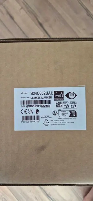 Monitor Samsung S65UC, 34", WQHD, Ultrawide, 5Ms, SRGB 115%, 100Hz, Freesync