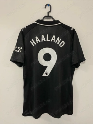 Tricou Deplasare Manchester City Haaland 2025-2026