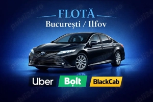 Angajam Colaboram SOFERI UBER BOLT BLACK CAB (Cu masina personala Cu masina in chirie)