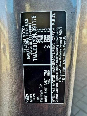 Vand Hyundai Tucson Plugin-Hybrid  - imagine 8