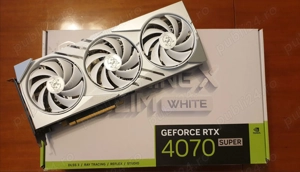 Nvidia GeForce 4070 Super - MSI GamingX Slim White - 12GB GDDR6X
