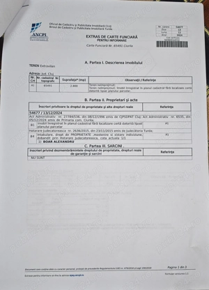 Vand teren Ciurila jud Cluj