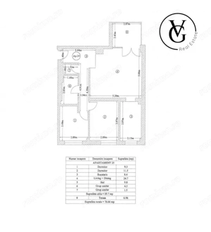 Apartament 3 camere - decomandat - zona Floreasca  - imagine 7