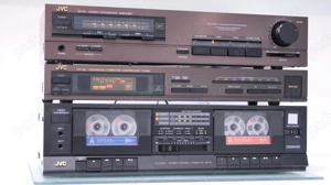 Linie audio JVC,2x70W(deck,tuner,amp).