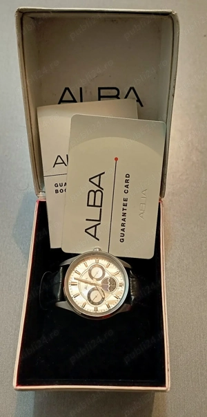 Ceas ALBA - SEIKO, Mecanism Epson VX3H - Unicat în România - imagine 2