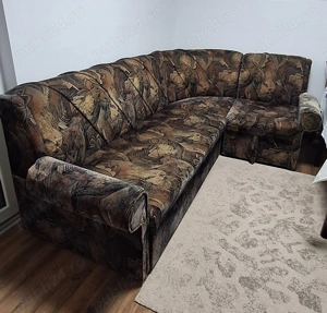 Coltar modular extensibil cu lada de depozitare