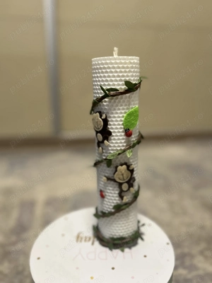 Lumanare botez baiat sau fata - imagine 2