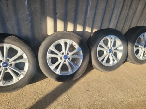 Set Roti / Jante originale Ford Kuga cu anvelope de vara Bridgestone - imagine 2