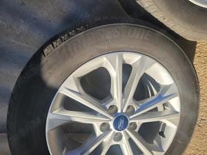 Set Roti / Jante originale Ford Kuga cu anvelope de vara Bridgestone - imagine 3