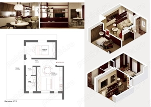 Proprietar vand apartament tip penthouse 2 camere mobilat si utilat LUX - imagine 9