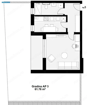 Apartament cu grădină proprie | 1 cameră | confort și intimitate