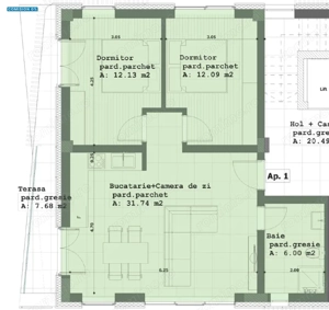 Apartamente 2 și 3 camere, Complex rezidențial modern, Zona Catedralei