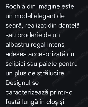    Rochie elegantă mărimea 44. - imagine 3