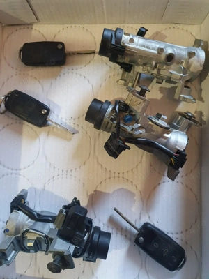 Contact cu cheie vw golf 5 touran skoda 2 - imagine 2