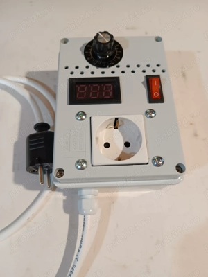 Priza prelungitor cu variator de tensiune reglaj turatie motor   4000w - imagine 3