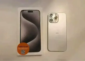 iPhone 15 pro max, White Titanium, 256GB