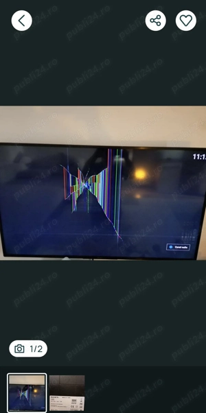 Vind TV Sony Bravia 125 smart 4k cu display spart