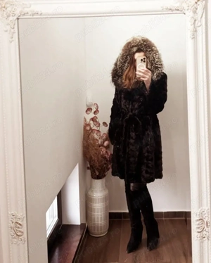 Haina blana naturala nurca 