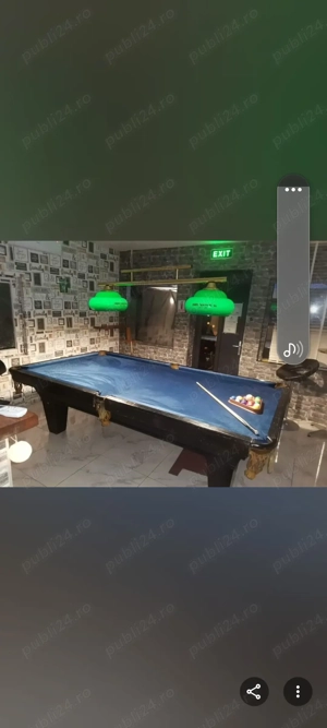 Masa biliard cu placi de ardezie