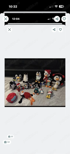 jucarii plus pinguini 