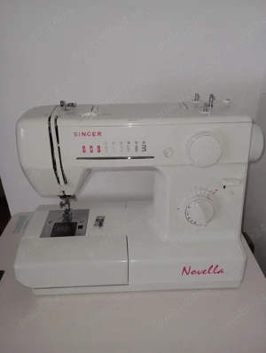 Mașina de cusut Singer Novella electrică, pedala nouă 