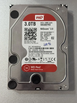 Vand HDD Western Digital WD Red WD30EFRX 3TB 3.5 NAS SATA 64MB Cache