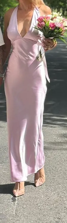 Rochie roz prăfuit(pal)