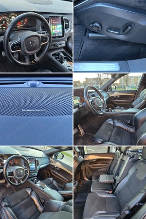 Volvo XC 90   R Design 2022  2.0 D   235 cp  Navi   Piele   H K   Distronic   Keyless  Leduri   - imagine 7