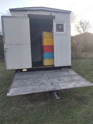 Vand familii de albine si lazi de albine pe 10 rame in pat rece, cu magazii cu tot - imagine 3