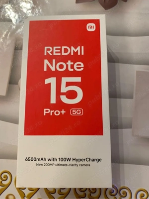 Vand Redmi Note 15 Pro Plus 5G nou Factura Garantie