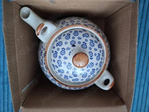 Ceainic ceramica NOU 800 ml cu infuzor si maner - imagine 5