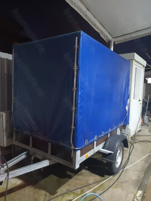 Remorca inmatriculata