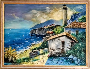 Pictură ulei pe pânză 