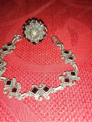 Brățară argint cu pietre