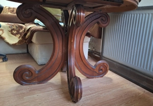 Set masa cu 6 scaune, lemn masiv - imagine 2