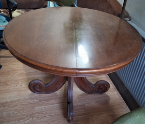 Set masa cu 6 scaune, lemn masiv - imagine 3